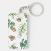 Pflanze Schlüsselanhänger (Rückseite)