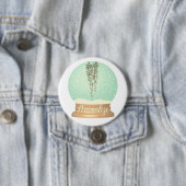 Pflanze Schneedecke einzigartig whimsical Knopf Button (Beispiel)