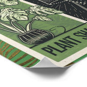 Pflanze Shade buchstäblich Monstera vs Lamp Spaß Poster (Ecke)