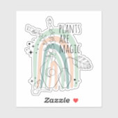 PFLANZE SIND MAGIC inspirierende Aufkleber (Blatt)