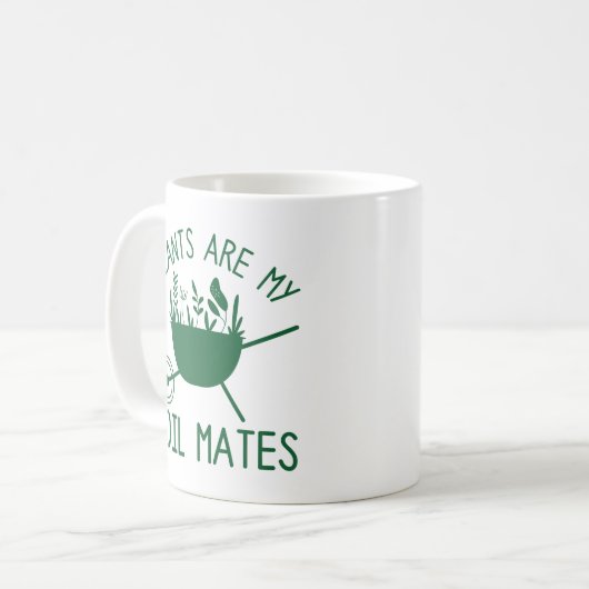 Pflanze sind meine Bodenmatten Kaffeetasse (Vorderseite Links)