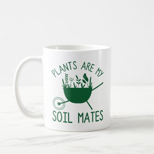 Pflanze sind meine Bodenmatten Kaffeetasse (Links)