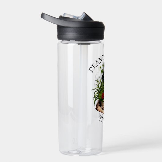 Pflanze sind meine Therapie | Funny Pflanze Addict Trinkflasche (Rechts)