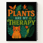 Pflanze sind meine Therapie - Tropisches Dschungel Notizblock (Rückseite)