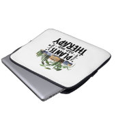 Pflanze sind meine Therapieziffer Pflanze Liebhabe Laptopschutzhülle (Vorne Knopf)