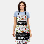 Pflanze sind meine Therapy Schürze (Getragen)