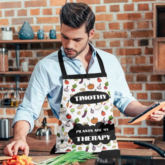 Pflanze sind meine Therapy Schürze