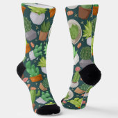 Pflanze Socken (Gewinkelt)