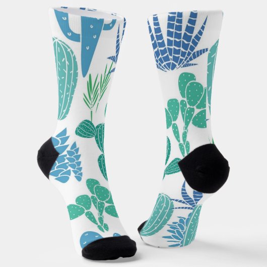 Pflanze Socken (Gewinkelt)