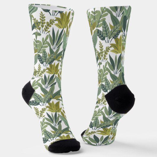 Pflanze Socken (Gewinkelt)