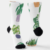Pflanze Socken (Gewinkelt)