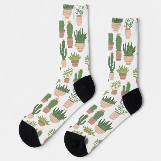 Pflanze Socken (Linkes Detail)