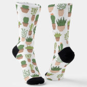 Pflanze Socken (Gewinkelt)