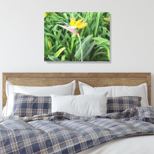 Pflanze (Strelitzia) Leinwanddruck (Insitu (Schlafzimmer))