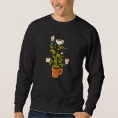 Pflanze Sweatshirt (Vorderseite)