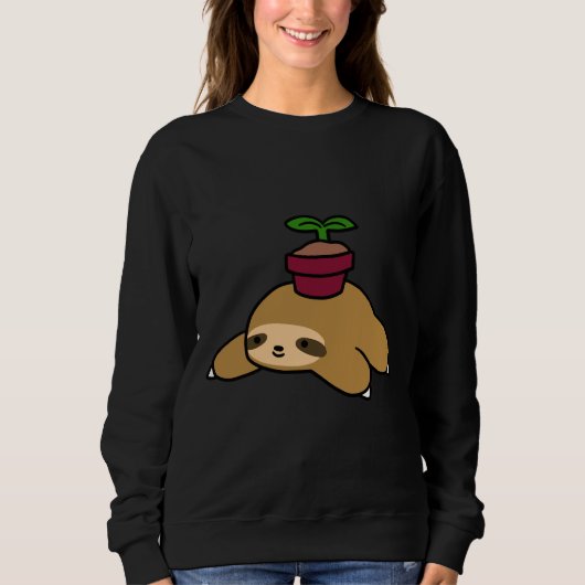 Pflanze Sweatshirt (Vorderseite)