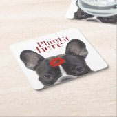 "Pflanze tapeziert es hier" Untersetzer (angewinkelt)