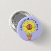 Pflanze-Taste Button (Vorne & Hinten)