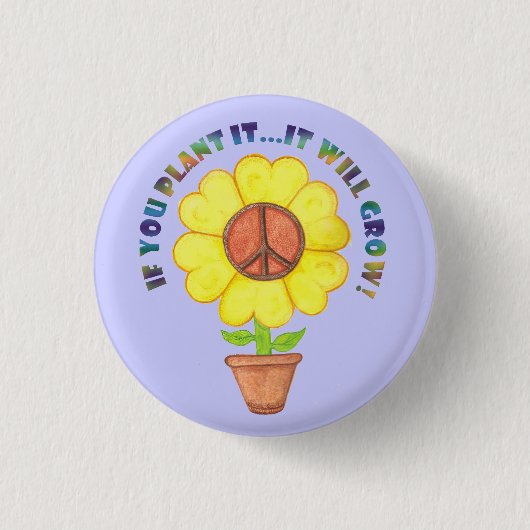 Pflanze-Taste Button (Vorderseite)