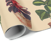 Pflanze Terracotta Pots Muster Geschenkpapier (Rolleneckpunkt)