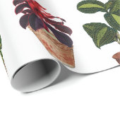 Pflanze Terracotta Pots Muster Geschenkpapier (Rolleneckpunkt)