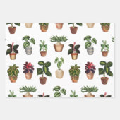 Pflanze Terracotta Pots Muster Geschenkpapier Set (Vorderseite 3)