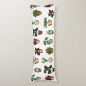 Pflanze Terracotta Pots Muster Seitenschläferkissen (Vorderseite Vertikal)