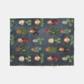 Pflanze Terracotta Pots Rustikal Fleecedecke (Vorderseite (Horizontal))