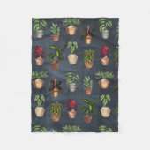 Pflanze Terracotta Pots Rustikal Fleecedecke (Vorderseite)