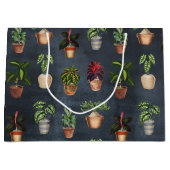 Pflanze Terracotta Pots Rustikal Große Geschenktüte (Vorderseite)