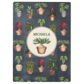 Pflanze Terracotta Pots Rustikal Klemmbrett (Rückseite)