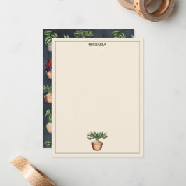 Pflanze Terracotta Pots Rustikal Mitteilungskarte