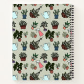 Pflanze Themed Notebook Notizblock (Rückseite)
