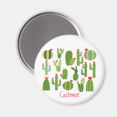 Pflanze Thunder_Cove mit roter Blüte Magnet (Vorderseite/Rückseite)