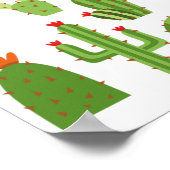 Pflanze Thunder_Cove mit roter Blüte Poster (Ecke)