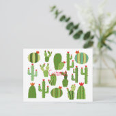 Pflanze Thunder_Cove mit roter Blüte Postkarte (Stehend Vorderseite)