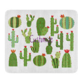 Pflanze Thunder_Cove mit roter Blüte Schneidebrett (Vorderseite)