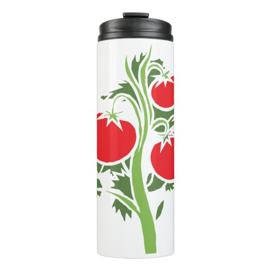 Pflanze Tomate Riesige Früchte Gemüserot Thermosbecher (Vorderseite)