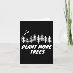 Pflanze Tree Hugger Earth Day Arbour Tag 1 Karte