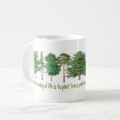 Pflanze Tree Lover, Hugger Kaffeetasse (Vorderseite Links)