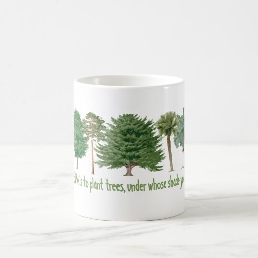 Pflanze Tree Lover, Hugger Kaffeetasse (Mittel)