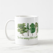 Pflanze Tree Lover, Hugger Kaffeetasse (Links)