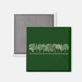 Pflanze Tree Lover, Hugger Magnet (Vorderseite/Rückseite)