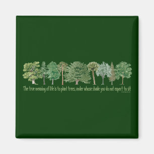 Pflanze Tree Lover, Hugger Magnet