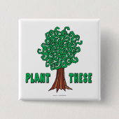 Pflanze Trees Button (Vorderseite)