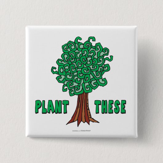 Pflanze Trees Button (Vorderseite)