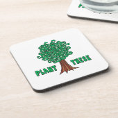 Pflanze Trees Getränkeuntersetzer (Linke Seite)