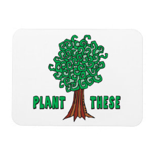 Pflanze Trees Magnet