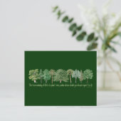Pflanze Trees Postkarte (Stehend Vorderseite)