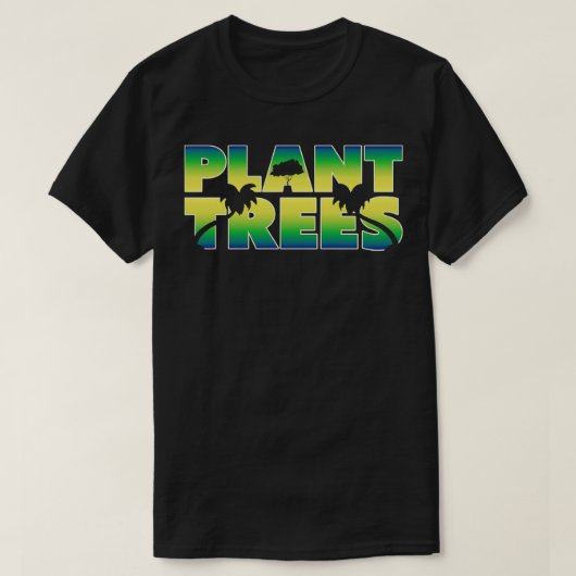 Pflanze Trees T-Shirt (Design vorne)